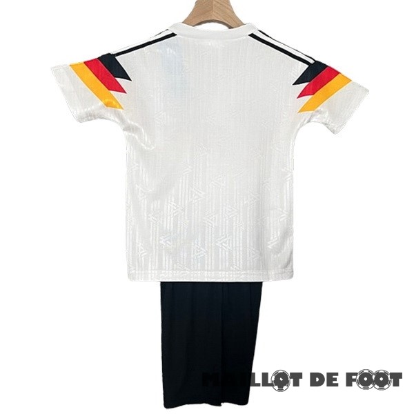 Foot Maillot Pas Cher Domicile Conjunto De Enfant Allemagne Retro 1990 Blanc