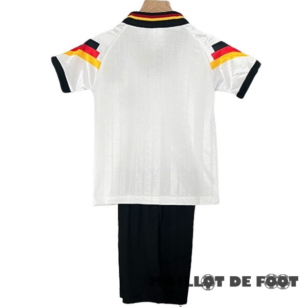 Foot Maillot Pas Cher Domicile Conjunto De Enfant Allemagne Retro 1992 Blanc