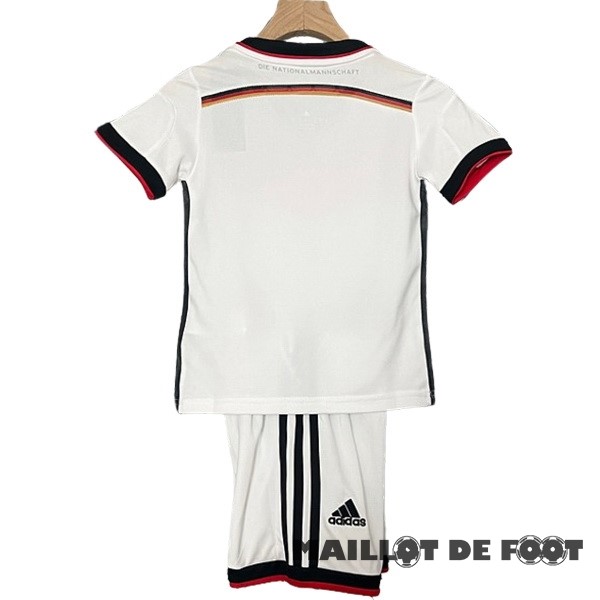 Foot Maillot Pas Cher Domicile Conjunto De Enfant Allemagne Retro 2014 Blanc