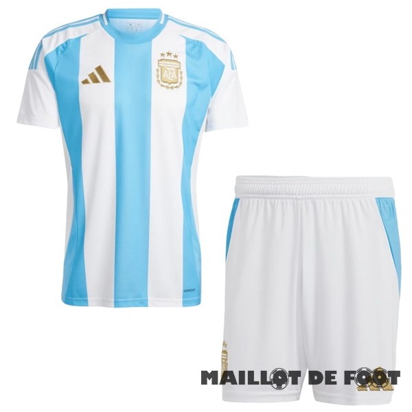 Foot Maillot Pas Cher Domicile Conjunto De Enfant Argentine 2024 Bleu Blanc