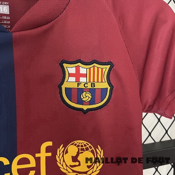 Foot Maillot Pas Cher Domicile Conjunto De Enfant Barcelona Retro 2008 2009 Rouge Bleu