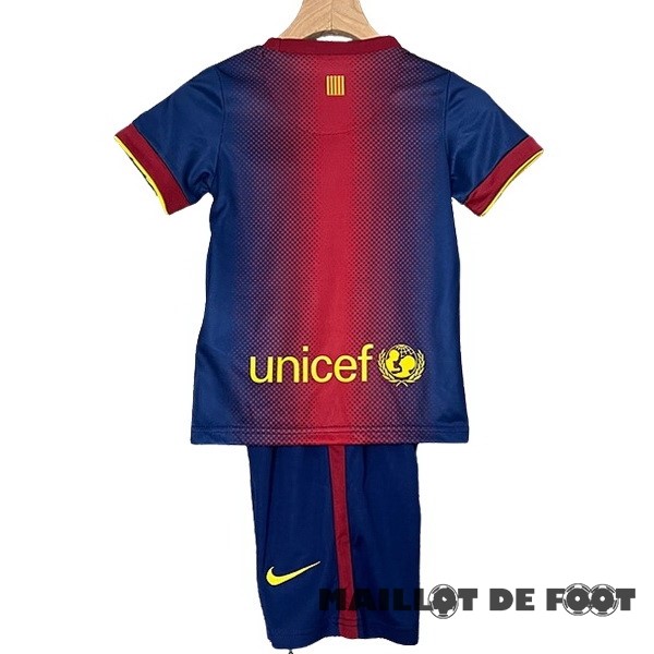 Foot Maillot Pas Cher Domicile Conjunto De Enfant Barcelona Retro 2012 2013 Rouge Bleu