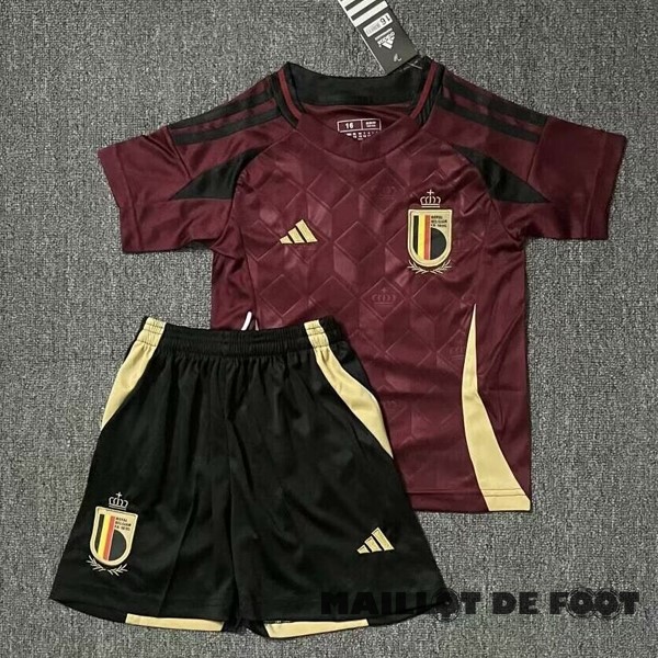 Foot Maillot Pas Cher Domicile Conjunto De Enfant Belgique 2024 Rouge