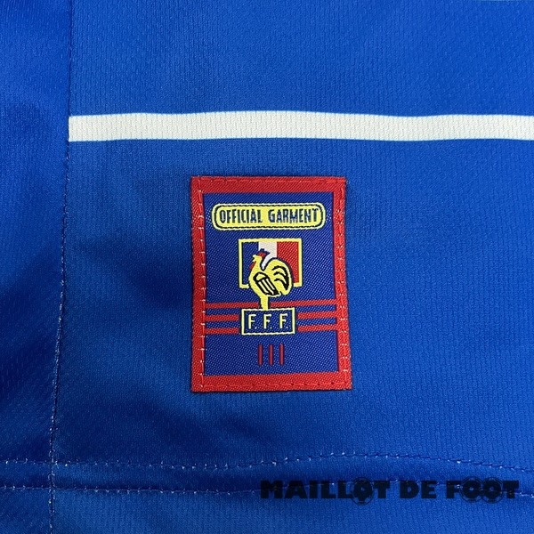 Foot Maillot Pas Cher Domicile Conjunto De Enfant France Retro 1998 Bleu