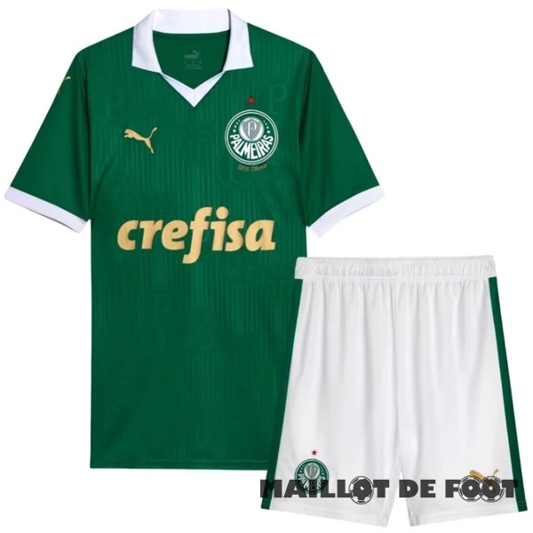 Foot Maillot Pas Cher Domicile Conjunto De Enfant Palmeiras 2024 2025 Vert