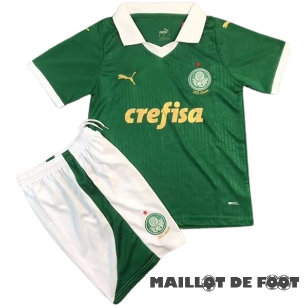 Foot Maillot Pas Cher Domicile Conjunto De Enfant Palmeiras 2024 2025 Vert