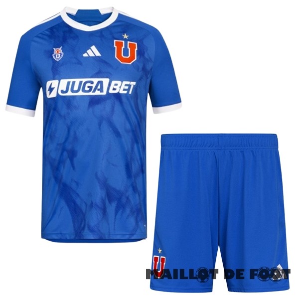 Foot Maillot Pas Cher Domicile Conjunto De Enfant Universidad De Chili 2024 2025 Bleu