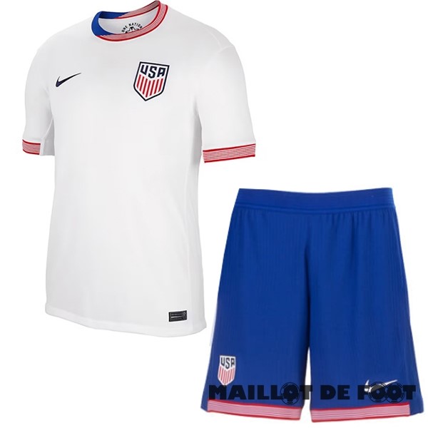 Foot Maillot Pas Cher Domicile Conjunto De Enfant États Unis 2024 Blanc
