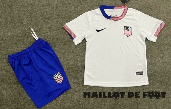Foot Maillot Pas Cher Domicile Conjunto De Enfant États Unis 2024 Blanc