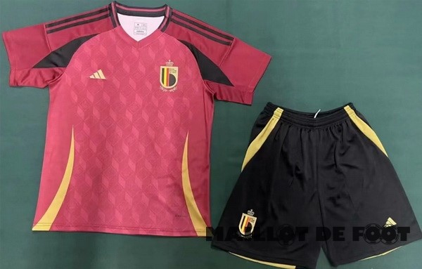 Foot Maillot Pas Cher Domicile Conjunto De Homme Belgique 2024 Rouge
