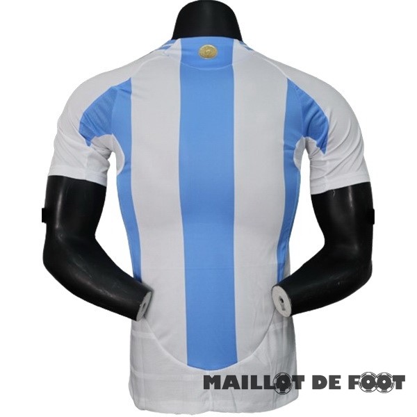 Foot Maillot Pas Cher Domicile Joueurs Maillot Argentine 2024 Bleu Blanc