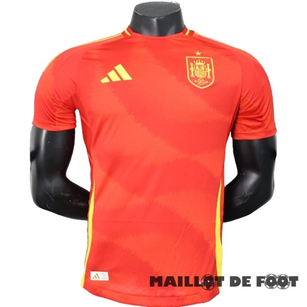 Foot Maillot Pas Cher Domicile Joueurs Maillot Espagne 2024 Rouge