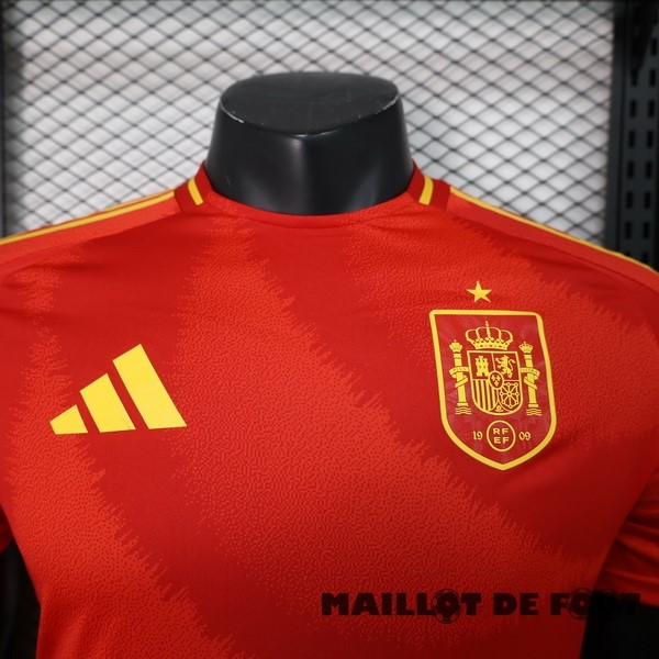 Foot Maillot Pas Cher Domicile Joueurs Maillot Espagne 2024 Rouge