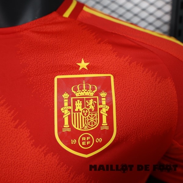 Foot Maillot Pas Cher Domicile Joueurs Maillot Espagne 2024 Rouge