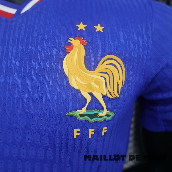 Foot Maillot Pas Cher Domicile Joueurs Maillot France 2024 Bleu