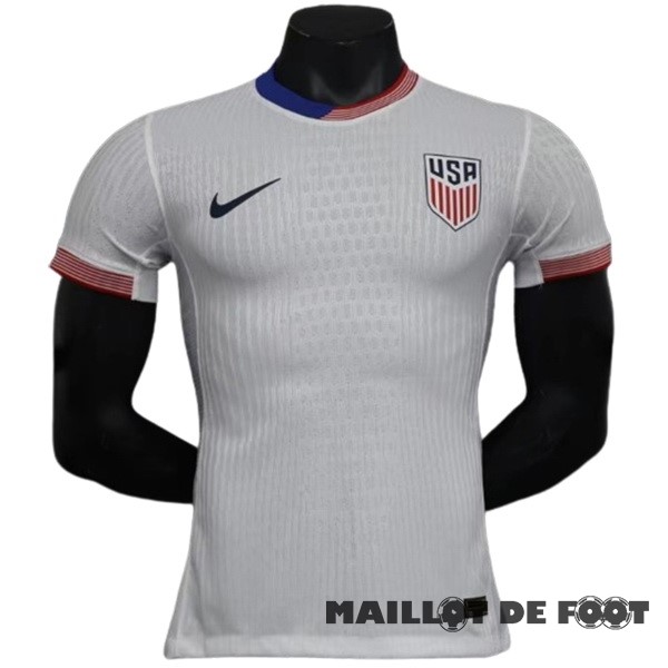 Foot Maillot Pas Cher Domicile Joueurs Maillot États Unis 2024 Blanc