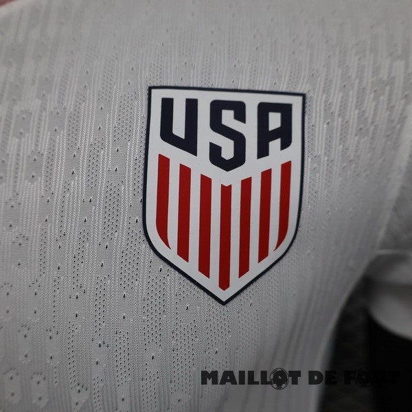 Foot Maillot Pas Cher Domicile Joueurs Maillot États Unis 2024 Blanc