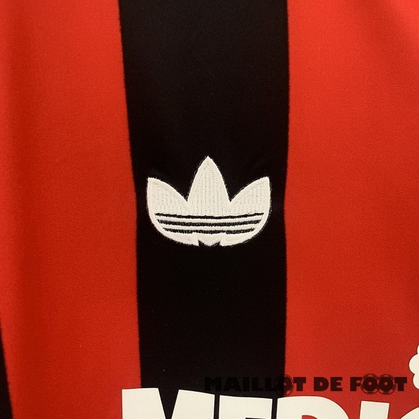 Foot Maillot Pas Cher Domicile Maillot AC Milan Retro 1990 1991 Rouge