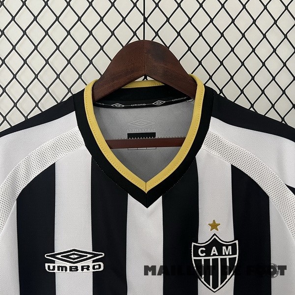 Foot Maillot Pas Cher Domicile Maillot Atlético Mineiro Retro 2003 Blanc Noir