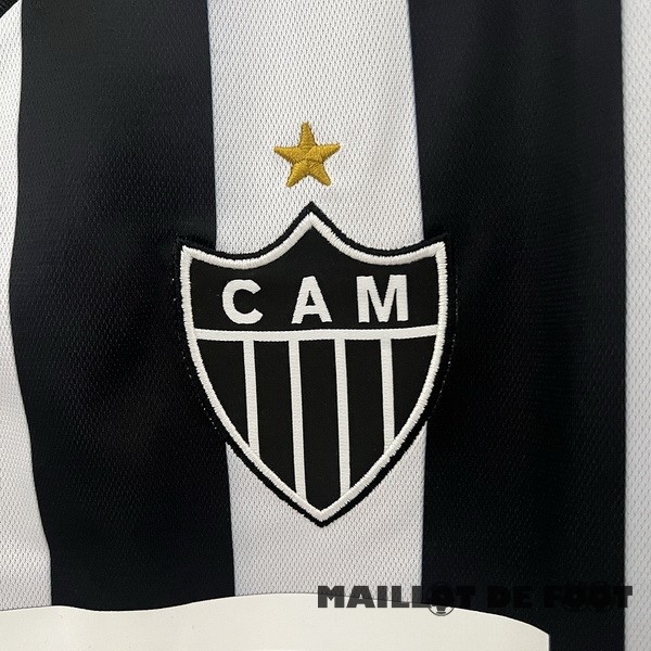 Foot Maillot Pas Cher Domicile Maillot Atlético Mineiro Retro 2003 Blanc Noir