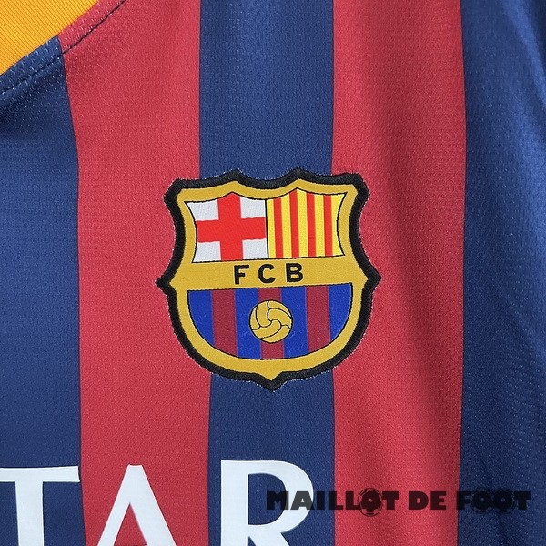 Foot Maillot Pas Cher Domicile Maillot Barcelona Retro 2013 2014 Bleu Rouge