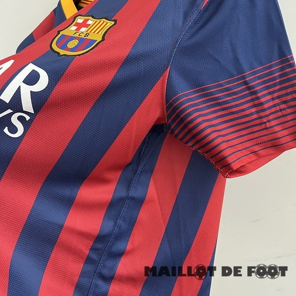 Foot Maillot Pas Cher Domicile Maillot Barcelona Retro 2013 2014 Bleu Rouge