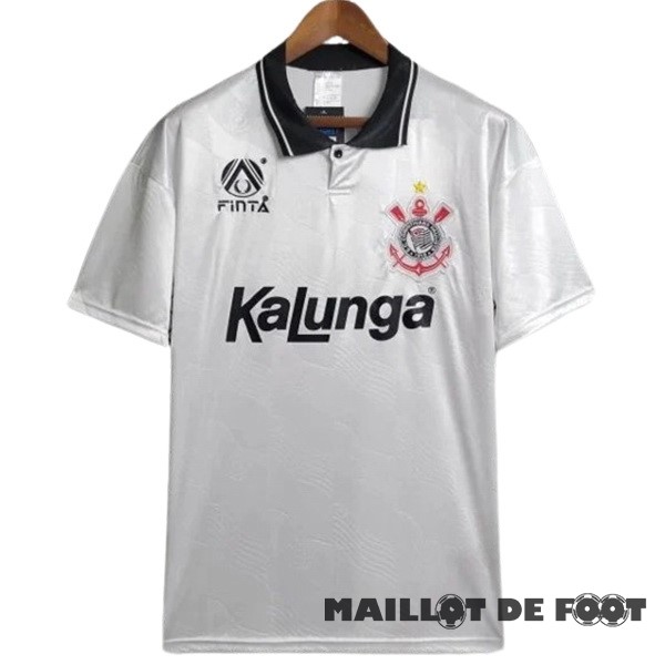 Foot Maillot Pas Cher Domicile Maillot Corinthians Paulista Retro 1992 1994 Blanc