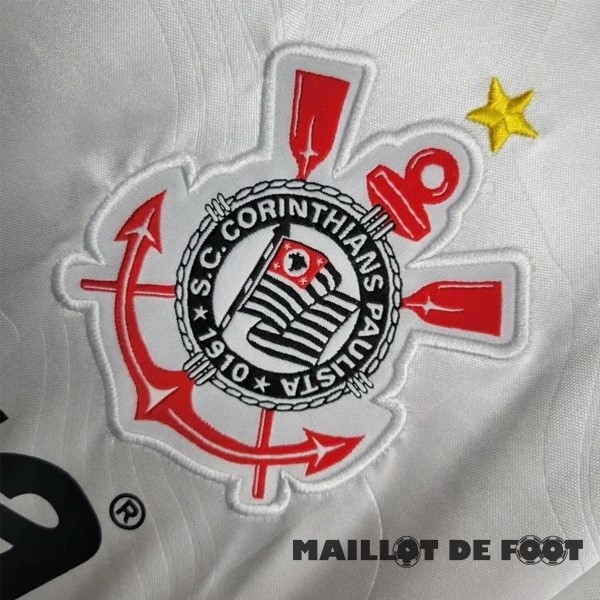 Foot Maillot Pas Cher Domicile Maillot Corinthians Paulista Retro 1992 1994 Blanc