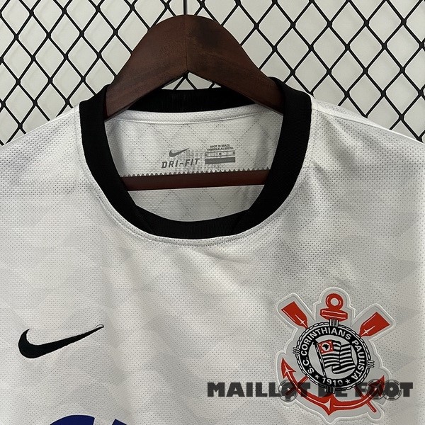Foot Maillot Pas Cher Domicile Maillot Corinthians Paulista Retro 2012 2013 Blanc