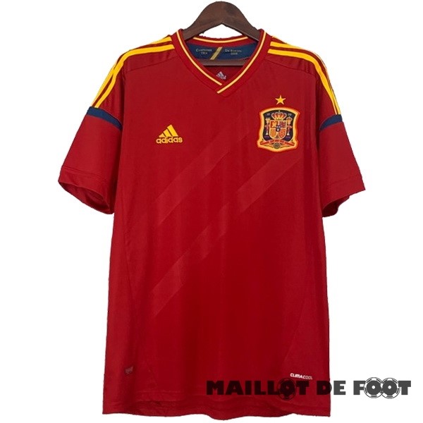 Foot Maillot Pas Cher Domicile Maillot Espagne Retro 2012 Rouge
