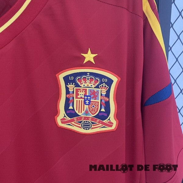 Foot Maillot Pas Cher Domicile Maillot Espagne Retro 2012 Rouge