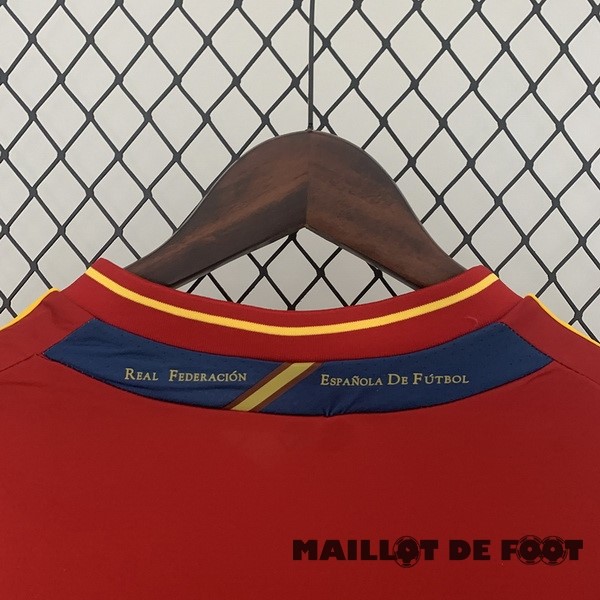 Foot Maillot Pas Cher Domicile Maillot Espagne Retro 2012 Rouge