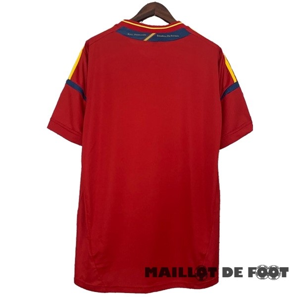 Foot Maillot Pas Cher Domicile Maillot Espagne Retro 2012 Rouge