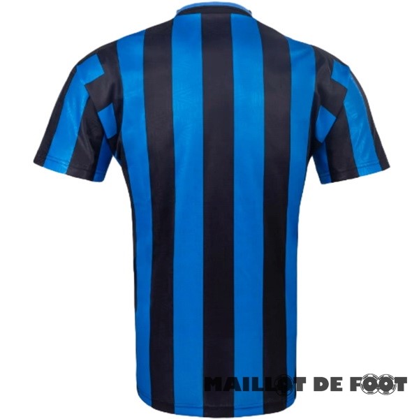 Foot Maillot Pas Cher Domicile Maillot Inter Milán Retro 1992 1993 Bleu