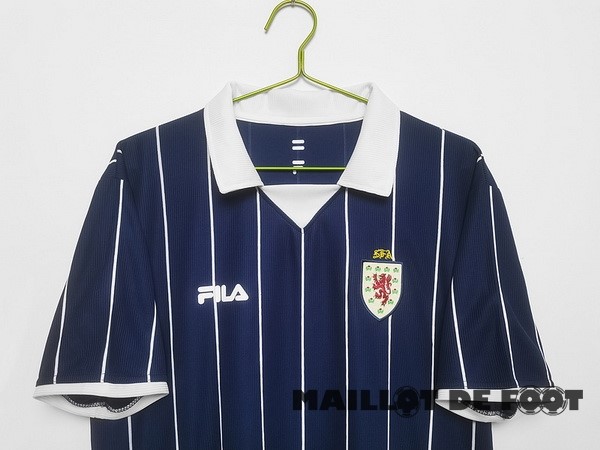 Foot Maillot Pas Cher Domicile Maillot Écosse Retro 2002 Bleu