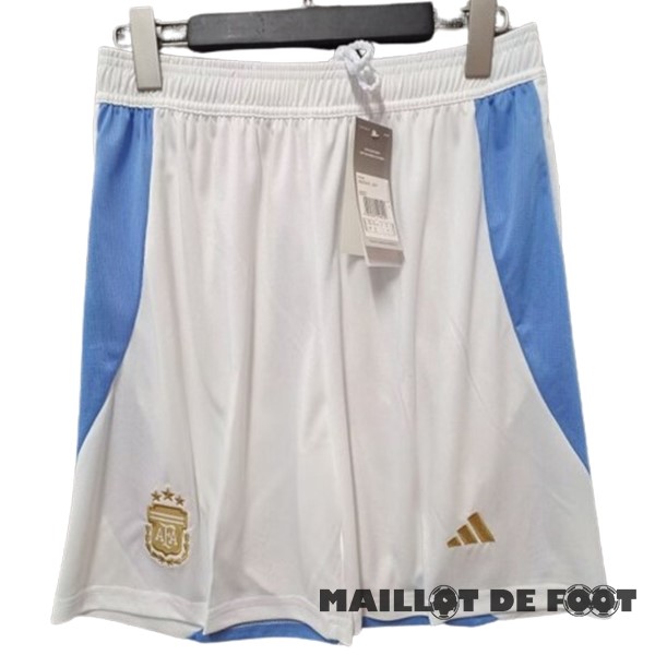 Foot Maillot Pas Cher Domicile Pantalon Argentine 2024 Blanc