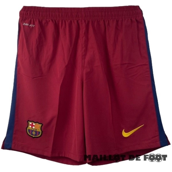 Foot Maillot Pas Cher Domicile Pantalon Barcelona Retro 2015 2016 Rouge