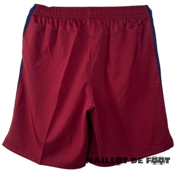 Foot Maillot Pas Cher Domicile Pantalon Barcelona Retro 2015 2016 Rouge