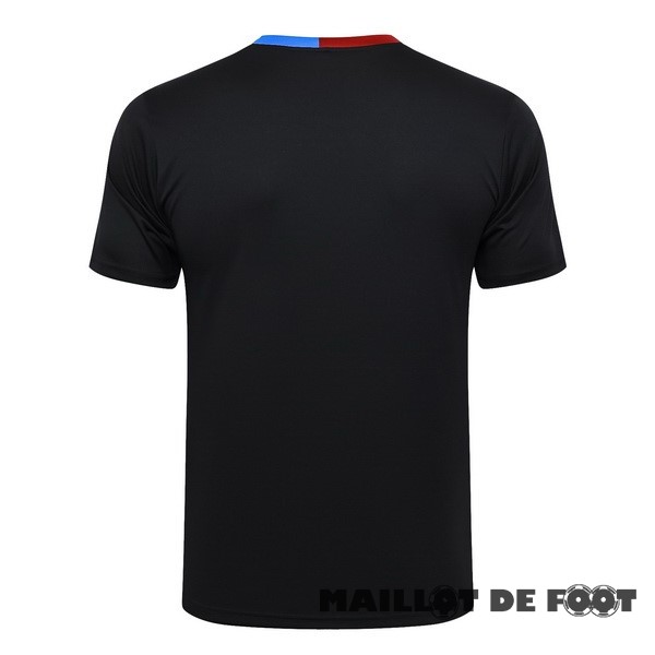 Foot Maillot Pas Cher Entrainement Barcelona 2024 2025 Noir Rouge Bleu