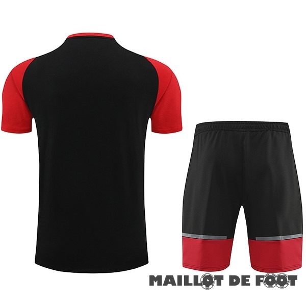 Foot Maillot Pas Cher Entrainement Conjunto Completo AC Milan 2024 2025 Noir Rouge