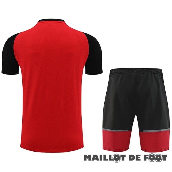 Foot Maillot Pas Cher Entrainement Conjunto Completo AC Milan 2024 2025 Rouge Noir