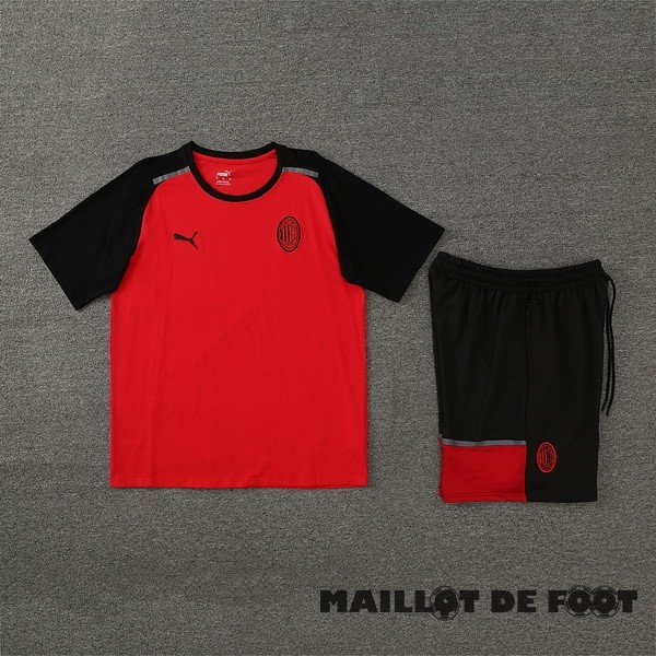 Foot Maillot Pas Cher Entrainement Conjunto Completo AC Milan 2024 2025 Rouge Noir