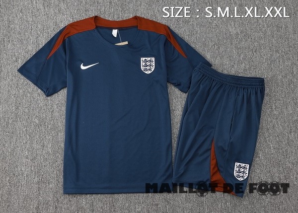 Foot Maillot Pas Cher Entrainement Conjunto Completo Angleterre 2024 Bleu Marine