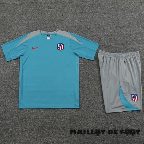 Foot Maillot Pas Cher Entrainement Conjunto Completo Atlético Madrid 2024 2025 Bleu Gris