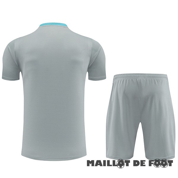 Foot Maillot Pas Cher Entrainement Conjunto Completo Atlético Madrid 2024 2025l Gris Bleu