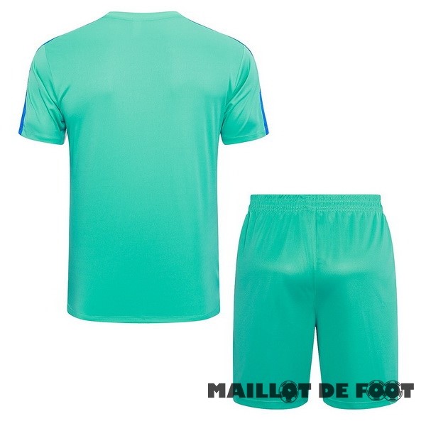 Foot Maillot Pas Cher Entrainement Conjunto Completo Barcelona 2023 2024 Vert Bleu