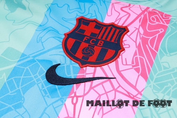Foot Maillot Pas Cher Entrainement Conjunto Completo Barcelona 2023 2024 Vert Rose Rouge