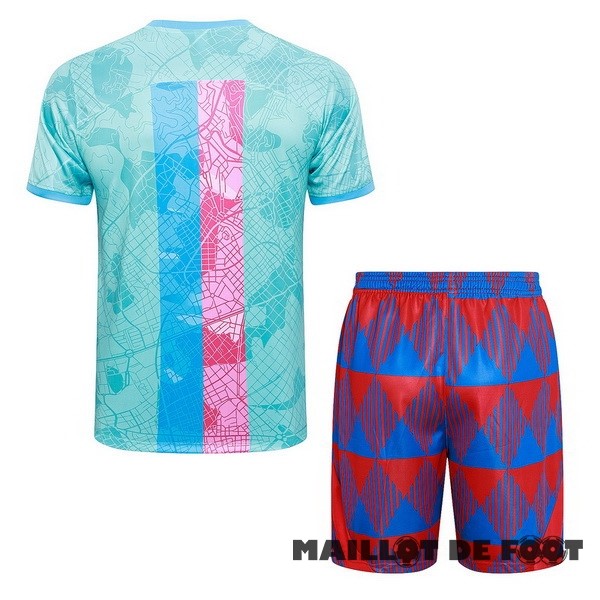 Foot Maillot Pas Cher Entrainement Conjunto Completo Barcelona 2023 2024 Vert Rose Rouge