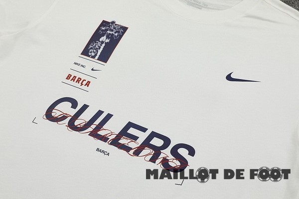 Foot Maillot Pas Cher Entrainement Conjunto Completo Barcelona 2024 2025 Blanc Noir