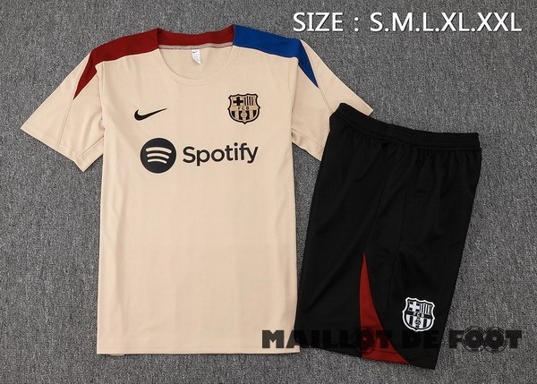 Foot Maillot Pas Cher Entrainement Conjunto Completo Barcelona 2024 2025 Jaune Rouge Bleu